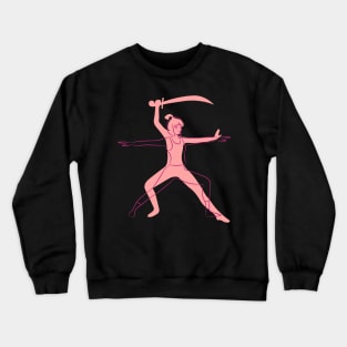 Yoga Pose Warrior Pose Yogi Gift Gym Clothes Fitness Crewneck Sweatshirt